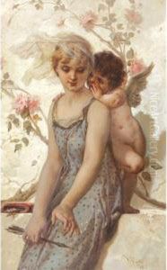 Cupid's Whisper by Virgilio Tojetti