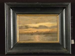 Abendstimmung Uber Dem See by Arthur Tolgyossy