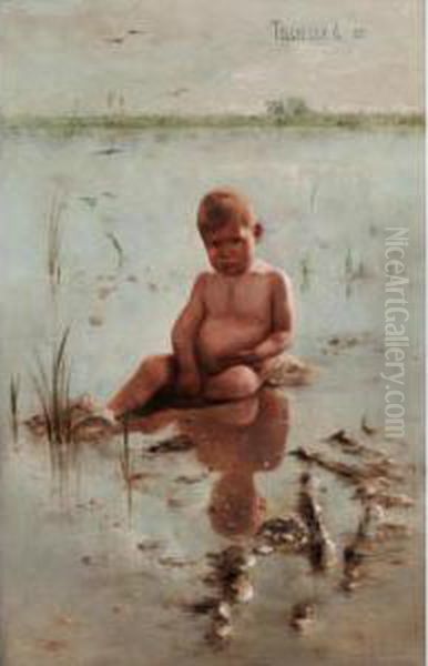 Young Child By The Sea - view 1
