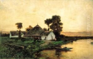 Mill On The Riverside by Arthur Tolgyossy