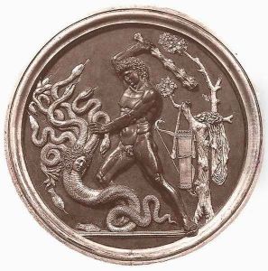 Hercules and the Lernaean Hydra by Antico