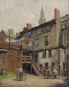 Yard View, Purportedly Providence, Rhode Island