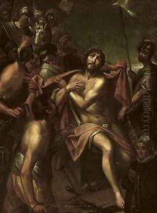 Christ being stripped of his garments by Hans Von Aachen