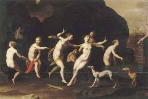 Diana and Actaeon by Hans Von Aachen