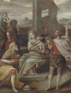 The Adoration of the Magi by Hans Von Aachen