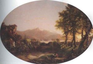 View Of Lake George 1850 60 by Andrew Andrews