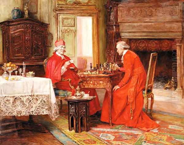 A game of chess - view 1