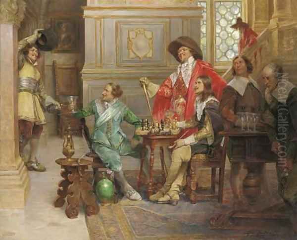 The Arrival of D'Artagnan - view 1