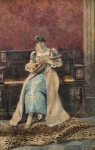 Dama Con Mandolina