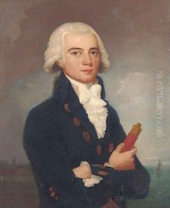 Portrait of a young naval officer by Lemuel-Francis Abbott