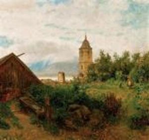 Motiv Aus St. Wolfgang by Heinrich Tomec