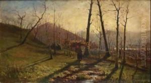 La Raccolta Della Legna by Achille Tominetti