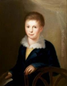Ritratto Di Fanciullo by Giuseppe Tominz