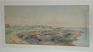 Old Barges by William Stephen Tomkin