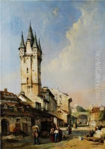 Stadtansicht Von Mainz Am Rhein