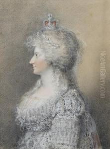 Caroline Of Brunswick by Peltro William Tomkins