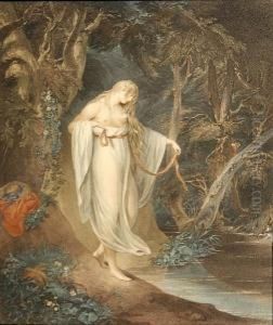 Musidora, River Goddess by Peltro William Tomkins