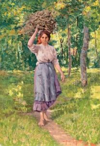 Boscaiola by Angiolo Tommasi
