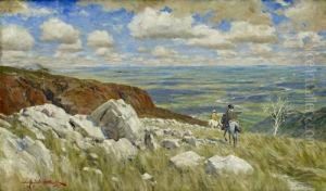 Paesaggio Delle Ande by Angiolo Tommasi