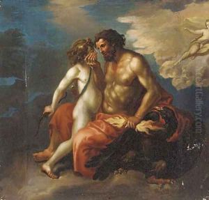 Jupiter and Ganymede by Francesco Albani