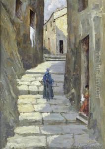 Gente Nel Vicolo by Gino Tommasi