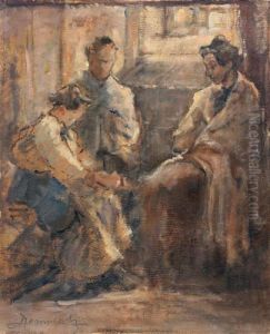 Tre Donne Al Lavoro by Ludovico Tommasi