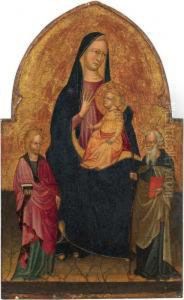 Madonna Col Bambino E Due Santi