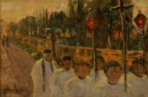 Procession Of Priests - view 1