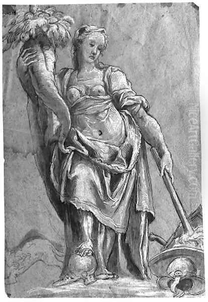 An allegorical figure of Peace - view 1