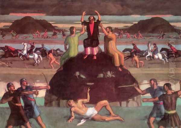 The Jews Defeating Amalek's Army 1915 - view 1