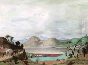 Spring Landscape in the Uplands 1937 by De Lorme and Ludolf De Jongh Anthonie