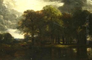 An Atmospheric Wooded Landscape An Atmospheric Wooded Landscape