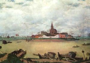 The River 1925 by De Lorme and Ludolf De Jongh Anthonie