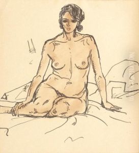 Nud by Nicolae Tonitza