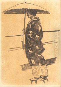 Japoneza by Nicolae Tonitza