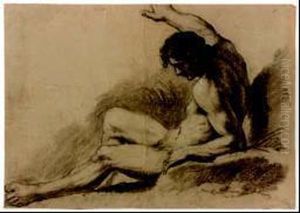 Academie D'homme Accoude by Giovanni Battista Tonna