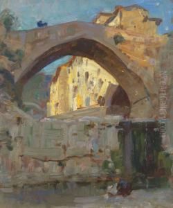 Ponte A Loro Ciuffenna by Egidio Tonti