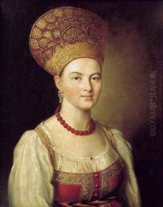 Portrait of an Unknown Peasant by Ivan Petrovich Argunov