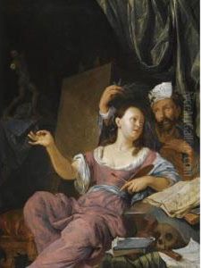 An Allegory Of The Arts, Or 'painting Being Crowned By Poetry'