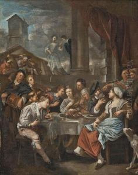 Figures Merrymaking - view 1
