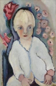 Portrait Of A Child In White by Charley Toorop
