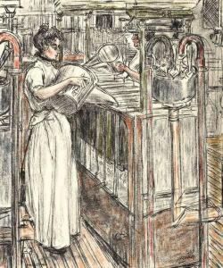 Vrouwen In De Kaarsenfabriek Te Gouda