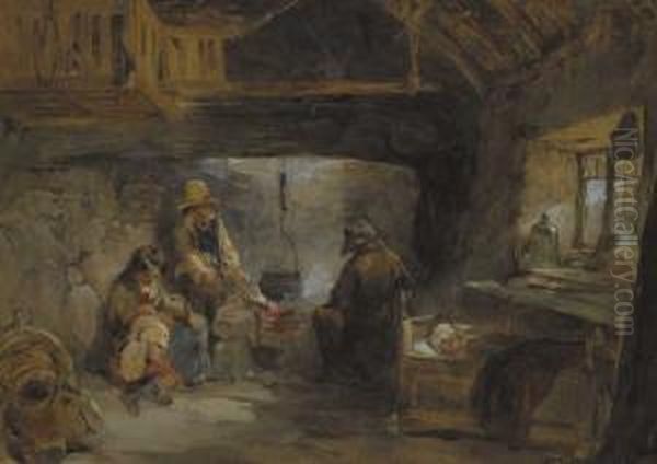 Irish Cottage Interior - view 1