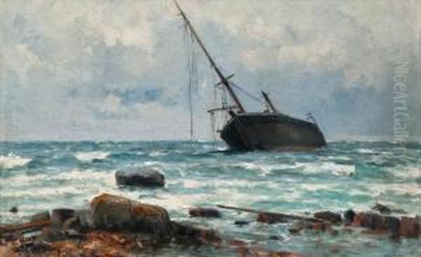 Wreck Near The Shore - view 1
