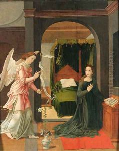 The Annunciation by Pieter Coecke Van Aelst