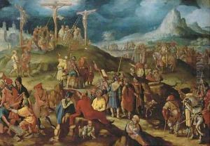 The Crucifixion by Pieter Coecke Van Aelst