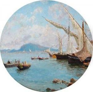 Italian Coastal Scene by Francesco Saverio Torcia