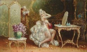 Dama Allo Specchio by Sinibaldo Tordi