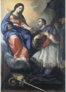 La Madonna Appare A San Giovanni Nepomuceno by Felice Torelli