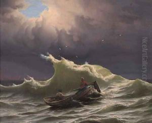 A stormy sea